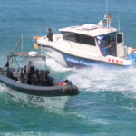 Els Mossos consoliden el desplegament de la Unitat de Policia Marítima amb tres noves embarcacions Dues embarcacions dels Mossos durant la presentació de la consolidació de la Unitat de Policia Marítima del cos - Albert Segura/ACN