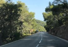 Cap mort a les carreteres gironines durant els dos primers mesos de l’any El lloc de l'accident a la carretera de Begur en direcció a Sa Tuna - Foto: Gerard Escaich