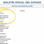 Bajo Ampurdán. Així tradueix el BOE el nom de la nostra comarca Boe bajo ampurdán