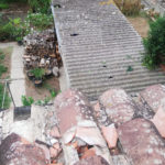 Analitzen les teulades de la Bisbal d’Empordà amb un dron per detectar les zones més afectades per la pedregada Alguns dels teulats malmesos a la Bisbal per la pedregada - Imatge de l'Ajuntament