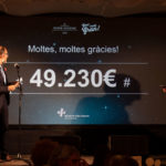 El 1r Sopar solidari Gent molt Gran recapta prop de 50.000€ El marcador final del 1r Sopar solidari Gent molt Gran - Imatge del SSIBE