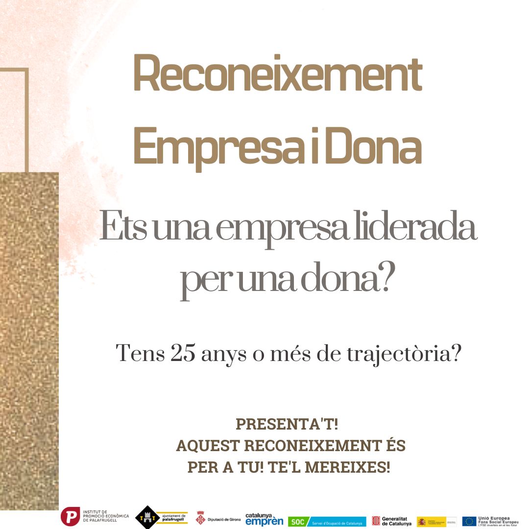 Reconeixement Empresa i dona, IPEP, Ajuntament de Palafrugell