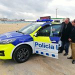 La Policia Local de Palamós incorpora un nou vehicle híbrid al seu parc mòbil Palamós cotxe de policia híbrid