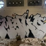 Graffiti a l’interior de Radio Liberty