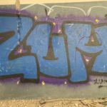Graffiti a l’interior de Radio Liberty