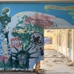 Graffiti a l’interior de Radio Liberty