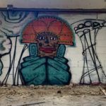 Graffiti a l’interior de Radio Liberty