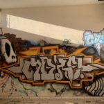 Graffiti a l’interior de Radio Liberty