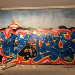 Graffiti a l’interior de Radio Liberty