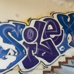 Graffiti a l’interior de Radio Liberty