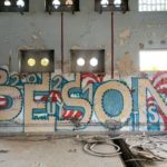 Graffiti a l’interior de Radio Liberty