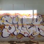 Graffiti a l’interior de Radio Liberty