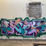 Graffiti a l’interior de Radio Liberty
