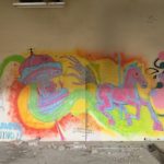 Graffiti a l’interior de Radio Liberty