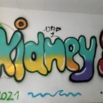 Graffiti a l’interior de Radio Liberty
