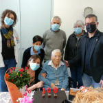 Maria Castelló Agustí, resident al geriàtric Zoilo Feliu, celebra el seu centenari Bisbalenca Maria 100 anys