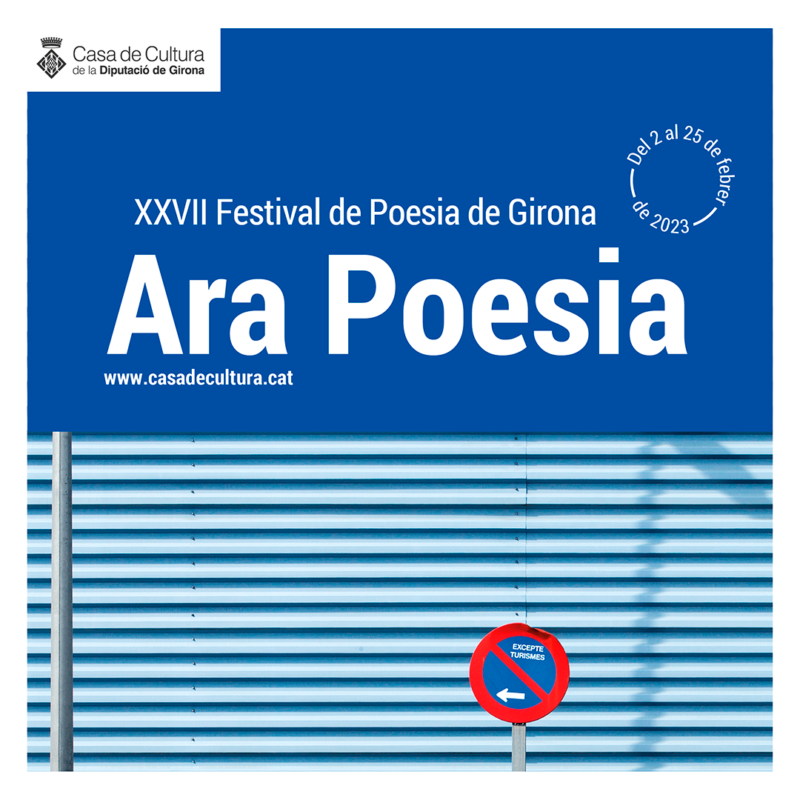 Cartell promocional Ara Poesia. Autor Casa de Cultura Girona