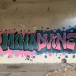Graffiti a l’interior de Radio Liberty