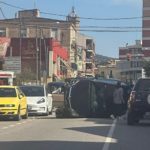 Aparatós accident a l’Avinguda de l’Aigüeta, a la Bisbal accident aigüeta la bisbal