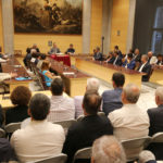 Miquel Noguer reivindica la feina feta els darrers quatre anys a la Diputació de Girona el dia de la seva reelecció Ple de constitució de la nova diputació de Girona