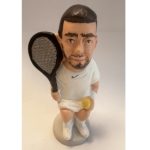 Carlos Alcaraz, vigent campió de Wimbledon, és la nova figura de Caganer.com Caganer Carlos Alcaraz