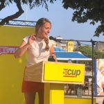 Mireia Vehí (CUP): “Els diputats independentistes a Madrid poden ser la clau de volta de moltes coses” Mireia Vehí en un acte a Palamós