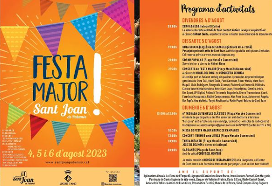 festa major sant joan de Palamós