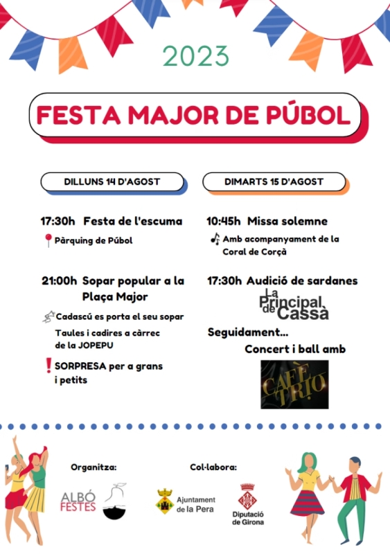 festa major Púbol