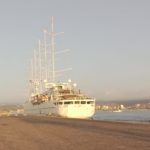 Palamós rep avui la visita del creuer a vela Wind Surf creuer