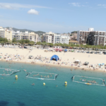 La platja gran de Palamós acull la 6a edició del Beach Water Polo Costa Brava waterpolo costa brava
