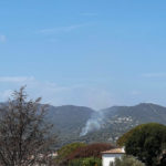Controlat l’incendi de vegetació forestal a Sant Feliu de Guíxols controlat incendi