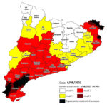 El Montgrí i l’Albera restringeixen demà diumenge els accessos per l’alt risc d’incendi forestal