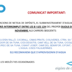 privat:-avis-important-per-tall-de-subministrament-d’aigua-el-dijous-2-de-novembre