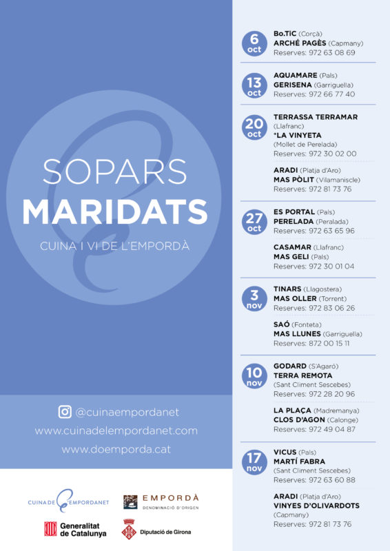 Cartell sopars maridats