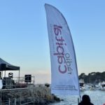 bandera de ràdio capital a la Cantada d’havaneres de calella