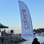 bandera de ràdio capital a la Cantada d’havaneres de calella