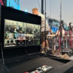 Equip de vídeo de Ràdio Capital a les havaneres de calella 2023