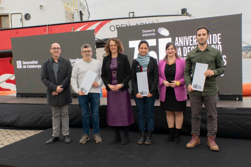 Acte d'homenatge a Palamós. Departament d'Igualtat i Feminismes. 