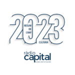 Happy new year 2023 text banner in modern line style
