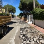 privat:-obres-de-reparacio-de-trams-de-ferm-a-diversos-carrers-de-calella-de-palafrugell