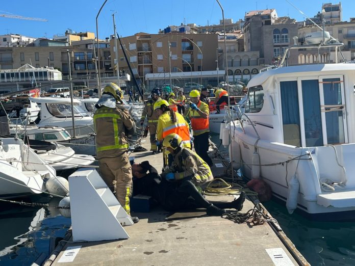 Simulacre port de Palamós