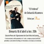 privat:-presentacio-de-llibre “el-federal”,-de-sebastia-alzamora,-editat-per-proa