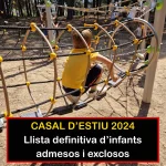 privat:-casal-d’estiu-2024-–-llistat-d’infants-admesos-i-exclosos