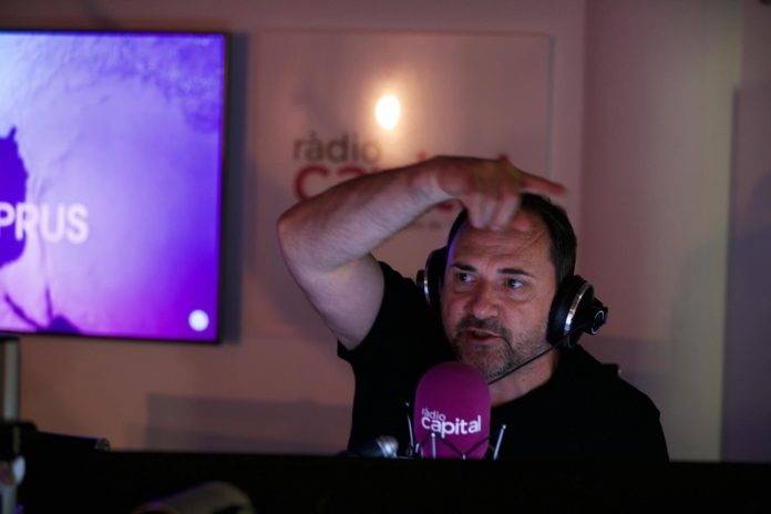Miquel Curanta a l'Estudi de Ràdio Capital