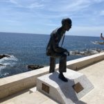 Inaugurada la nova estàtua de Josep Ensesa en l’inici de la commemoració dels 100 anys de S’Agaró