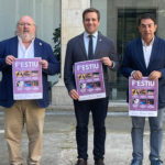 Calonge celebra la quarta edició del F’Estiu amb Sílvia Pérez Cruz com a cap de cartell L'alcalde de Calonge, Jordi Soler, el diputat de Cultura de la Diputació de Girona, Jordi Camps, i el director artístic del F'Estiu, Francesc Sánchez Carcassés, en la programació del festival f'estiu Data de publicació: dimarts 04 de juny del 2024, 14:34 Localització: Calonge Autor: Imatge cedida a l'ACN per la Diputació de Girona