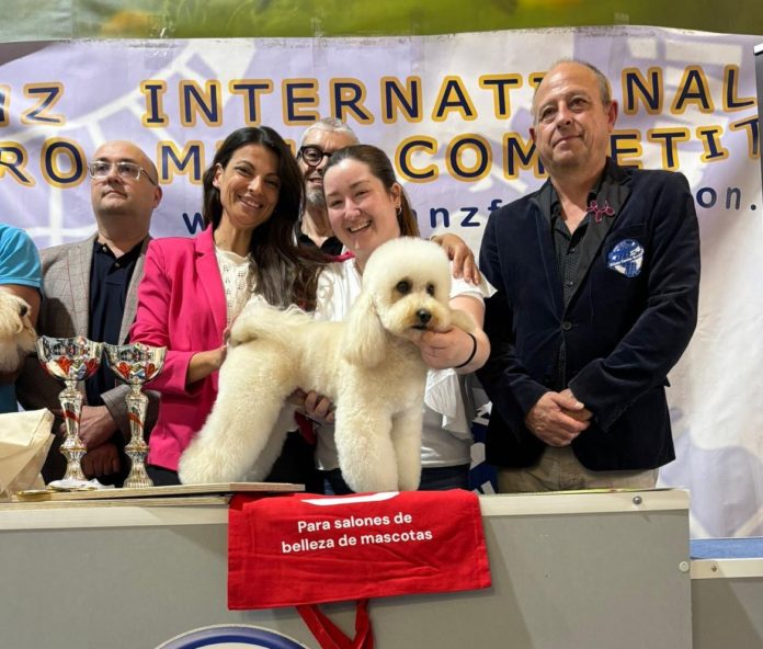 privat:-la-begurenca-claudia-caballero-competira-al-campionat-europeu-de-perruqueria-canina