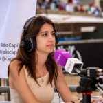 «Una cantada diferent» · Programa sencer Anna Salvadó al programa de Ràdio Capital "Una cantada diferent", amb motiu de la Cantada d'havaneres de Calella. Fotografia: enCantados-@pepegroca