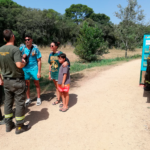 L’espai natural de Castell instal·la amb un punt d’informació i vigilància Castell Palamós