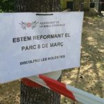 L’Ajuntament de la Bisbal precinta un parc infantil “per seguretat”